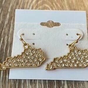 Kentucky Rhinestone Drop Earrings